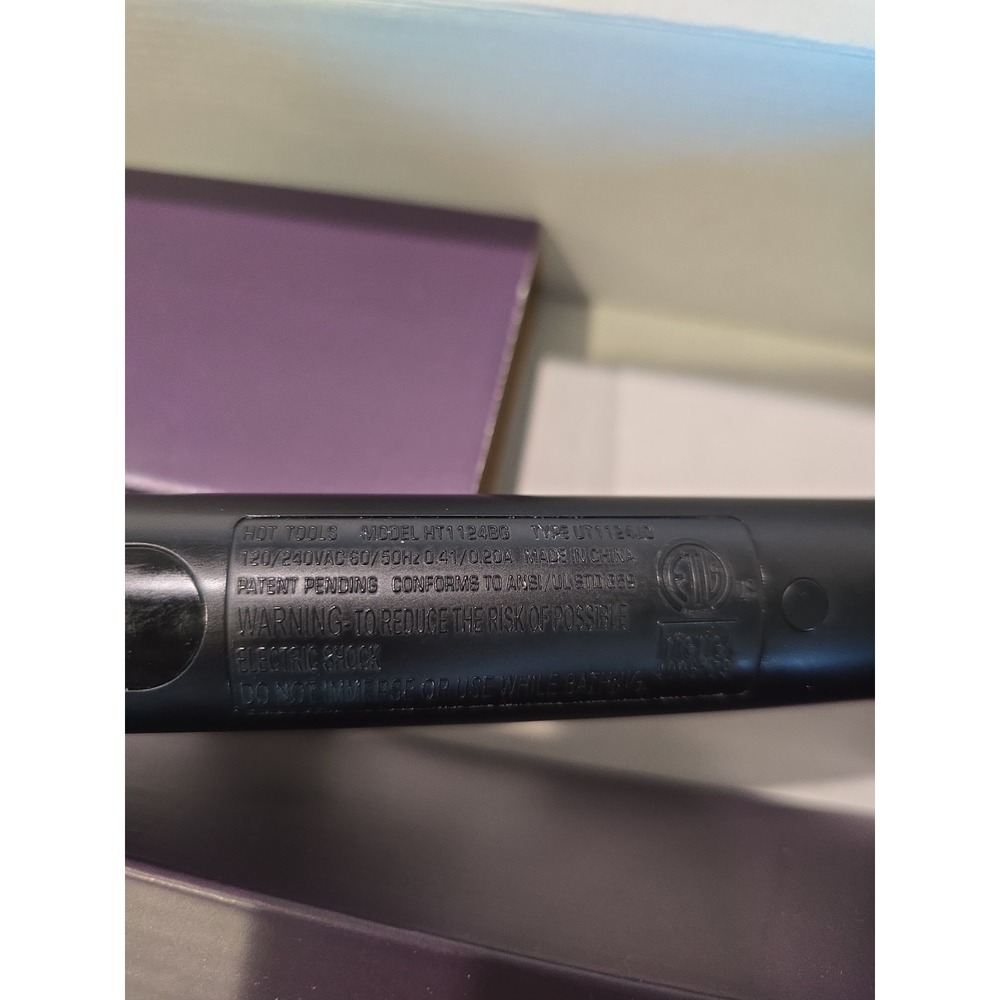 Hot Tools Black Gold Curling Iron 1 Inch Barrel HT1124G1 - Picture 9 of 16